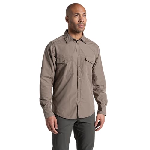 Craghoppers Herren Kiwi II Langarm Wanderhemd Insektenschutz UV-Schutz Outdoor Oberteil