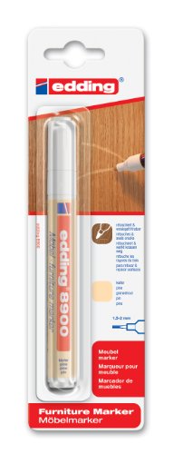 edding e-8900-1-4622 - Marcador para retocar muebles color Pino, Retoca y repara arañazos y desperfectos