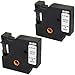 Produktbild 2x Schriftband-Kassetten D1 40913 S0720680 schwarz auf weiß 9mm x 7m kompatibel für DYMO LabelManager LM 160 210D 220P 260P 280 360D 420P 450D 500TS PnP MobileLabeler LabelPoint LabelWriter LW 450 Duo