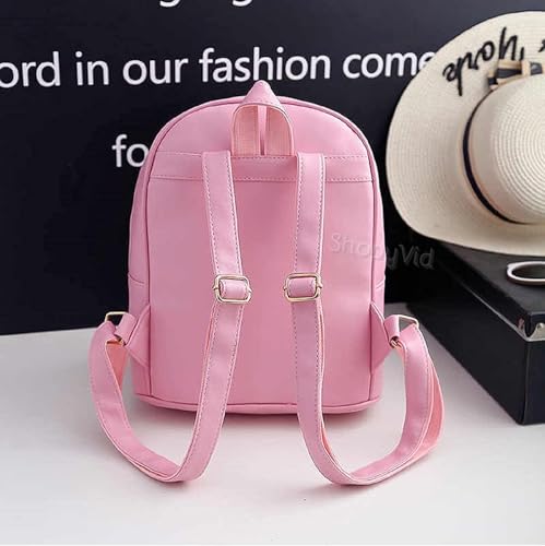 Image of ShopyVid Girls 3-PCS Mini Leather Backpack Sling & Pouch Set for Women's /Rakhi gift for Sister
