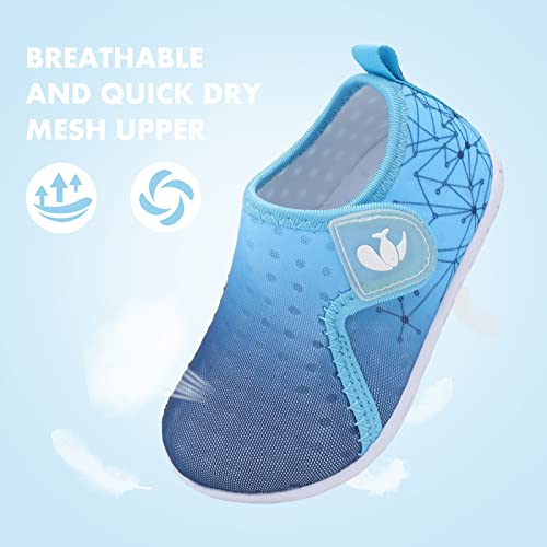 Image of FEETCITY Baby Boys Girls Water Sport Shoes Barefoot Kids Aqua Socks Quick-Dry Beach Swim Pool Shoes