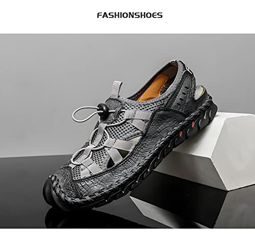 Mens Hiking Sandals Comfortable And Non Slip Closed Toe Sandals Essential For Men In Summer Reef Sandals For Men #TOP1