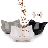 Material: Hochwertiges Aminmaterial dieser Tierschüssel macht es wie Keramik, unempfindlich, bruchsicher und ungiftig für Ihre Haustiere