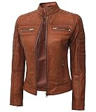 lammfell lederjacken für herren ► Diese Damen Leder Motorradjacke ist perfekt von Profis gefertigt, um Ihnen eine lang anhaltende Stilerfahrung zu bieten, was es zu einem perfekten Geschenk für Ihre Liebsten macht.
