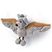 Produktbild Schaffer 3518 Magnet Kuscheltier Fledermaus Vampi, 10 cm, grau-braun