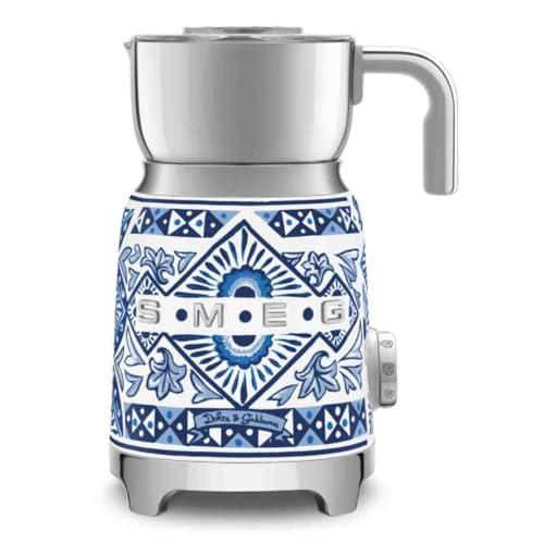 SMEG Dolce & Gabbana Espumador de Leche Azul