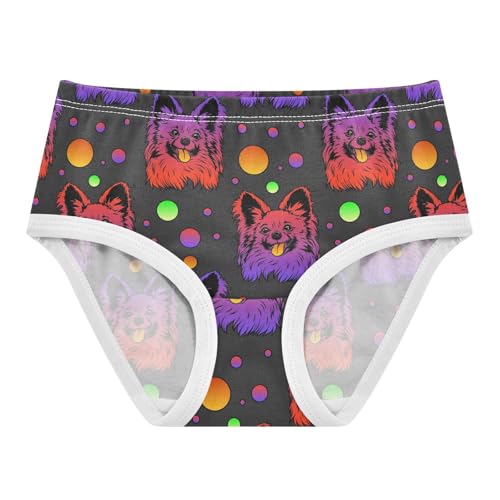 Wusikd Dog Girls' Underwear Cotton Girls Briefs Soft Toddler Underwear 6T