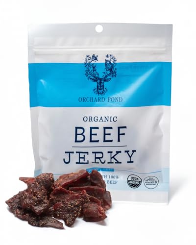 Orchard Pond Organic Grass-Fed Peppered Beef Jerky – 2.5 oz 