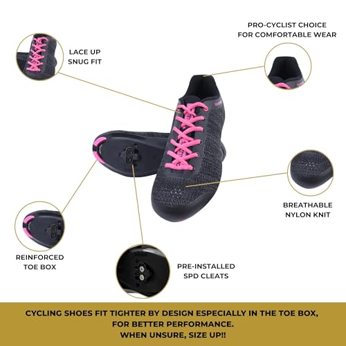 Image of Tommaso Pista SPD Cycling Shoes for Women - Ready to Ride with Pre-Installed SPD Cleats for Spin Classes & Indoor Bikes - Explore Variety Cycling Shoes & Bike Accessories