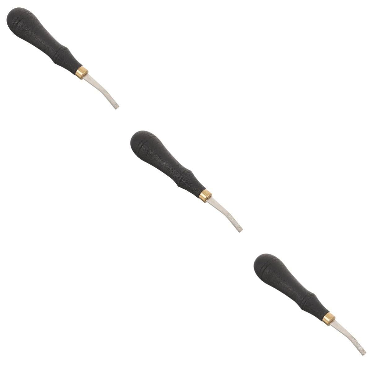SHINEOFI 3 Pièces Fichier En Acier Inoxydable Lime Plate De Moulin Lime à Main Plate Avec Manche Lime à Aiguiser Tondeuse Outil De Meulage En Acier Inoxydable En Plastique
