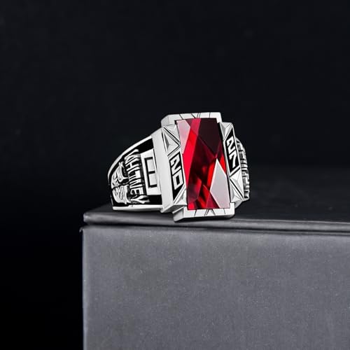 Custom Class Rings for Men Sterling Silver /10k/14k/18k High School College Ring Graduation Ring Graduation Gifts for Men2
