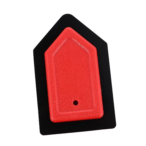 POPETPOP Pet Hair Brush Self Cleaning Detailing Tool for Furniture Carpets and Clothes Portable and Cats Red