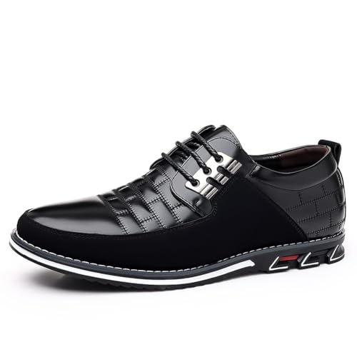Image of Men's Premium Casual Lace Up Walking Shoes Business Driving Oxford Shoes