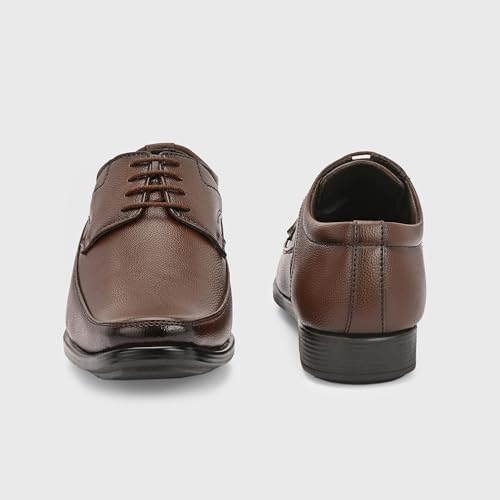 Image of Centrino Formal Shoes for Men | Lightweight Comfortable Office Shoes for Man Stylish | Cushioned Insole Lace-Up Shoes for Men | Durable TPR Sole | Trendy Classic Design Footwear for Men (8118)