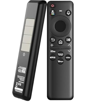 BN59-01432A Solar Voice Remote Control Replacement for Samsung TV Remote Control, Compatible with Samsung Neo QLED, 8K, The Frame and Crystal UHD Smart TV, New 2023 Model, Black