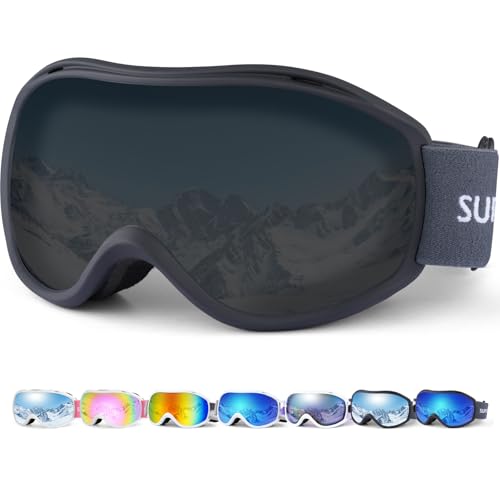 Supertrip Ski Goggles Men Women Anti-Fog Snow Goggles UV Protection Snowboard Goggles for Adult Youth
