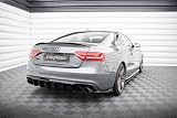 Maxton Design Heckdiffusor für Audi S5 / A5 S-Line Coupe/Cabrio/Sportback B8 8T Facelift (2011-2016) Hochglanz schwarz