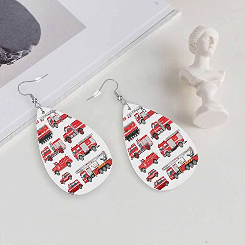 Boucles d'oreilles en cuir légères contre les douleurs d'oreilles - 5