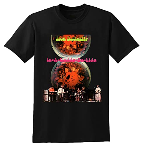 Photo de Iron Butterfly in A Gadda Da Vida Unisex Tee T-Shirt Unisex Men Tee Shirt Black S