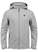 Produktbild Indicode Jonas Herren Softshell Jacke Funktionsjacke Übergangsjacke Mit Abnehmbarer Kapuze Und Fleece-Futter, Größe:XL, Farbe:Light Grey (901)
