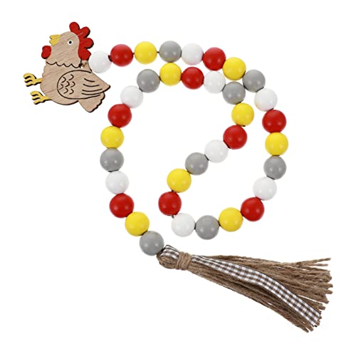 Abaodam 1 Pc Ciondolo Di Perline Di Legno Ghirlanda Di Foto Ghirlanda Luminosa Ghirlanda Di Perline Pasquali Insegna Neon Ghirlanda Di Perline Appese Luce Neon Luci Fatate Kit Stoffa