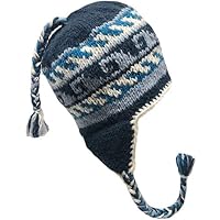 Nepal Hand Knit Sherpa Hat with Ear 