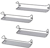 🔝【Perfekte Abmessung】 Ungefähre Maße bei 28,5cm cm L x 8,9 cm B x 5,8 cm H. Die meisten Gewürzflaschen mit normaler Größe können in geeigneter Weise im an der Wand montierten Gewürzregal aufbewahrt werden. Weder zu breit noch zu schmal, sehr gut für Veranstalter geeignet.