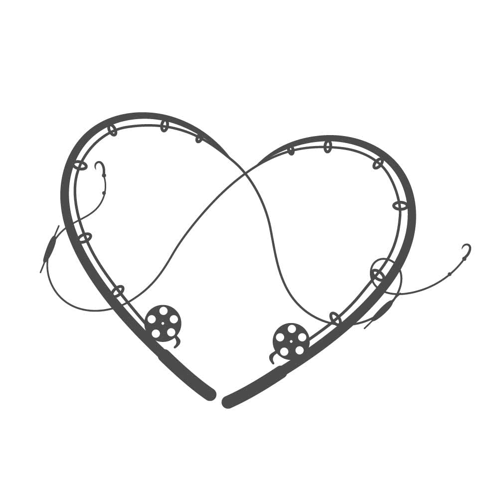 Fishing Hook Heart Tattoos