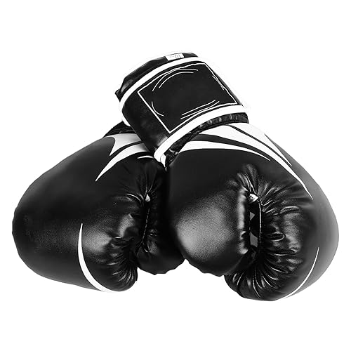 HERCHR Gants De Boxe 10oz pour Hommes Et Femmes, Gants D'entraînement De Boxe, Gants De Kickboxing, Gants De Frappe Sparring, Gants D'entraînement avec Sac Lourd