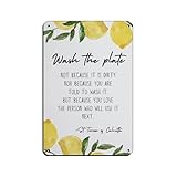 IYTAFGYT Cartel de metal vintage con texto en inglés "St Mother Teresa of Calcutta" para decoración de pared del hogar, 20 x 30 cm