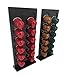Set di 2 presentazioni per capsule Nespresso, dispenser per espositori con supporti a capsule, in acrilico, 12 capsule – autoportante – 110 x 248 x 40 mm