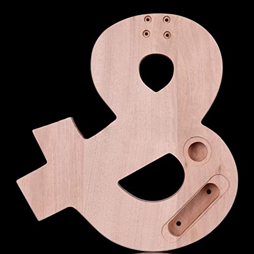 Música Design De Nota Musical 6 Cordas DIY Kit De Guitarra Elétrica Corpo Em Mogno Braço Em Maple Es