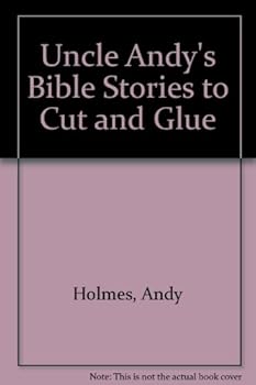 Hardcover Uncle Andy's Bible Stories to Cut and Glue Book