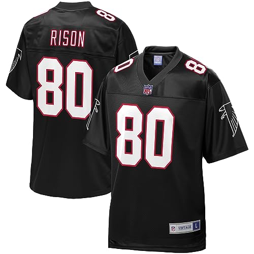 NFL PRO LINE Men's Andre Rison Black Atlanta Falcons Retired Player Jersey