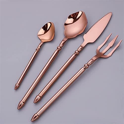Stainless Steel Cutlery Sets Flatware Sets Knife Fork Spoon Mixed Cutlery Sets Western Dinnerware Camping Travel Party Flatware Supplies Can
