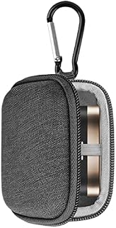 Geekria Shield Earbuds Case Compatible with Bowers & Wilkins PI7, PI5 True Wireless Earbud, Replacement Hard Shell Travel Carrying Bag with Carabiner Clip (Grey)