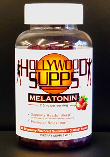 Melatonin Gummies Now 50% more MADE in the USA, Hollywood Supps