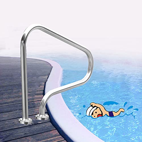 Main courante de piscine creusée avec rail de sécurité de 31,5 pouces - 2