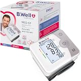B.Well Swiss Handgelenk Blutdruckmessgerät MED-57, Blutdruckmesser zur Arrhythmie-Erkennung mit 3CHECK-Modus, Intellect Active Technologie und 30 Speicherplätzen für eine präzise und schnelle Messung