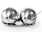 Diseño elegante, aspecto suave. El cuerpo de cristal y plata se complementará con cualquier decoración de hogar y cocina.