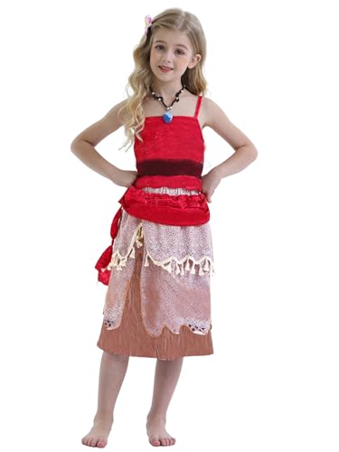 Image of WonderBabe Little Girls Adventure Costumes Skirt Set Princess Dress Up Hallowee Outfit Kids Fancy Birthday Party Dress