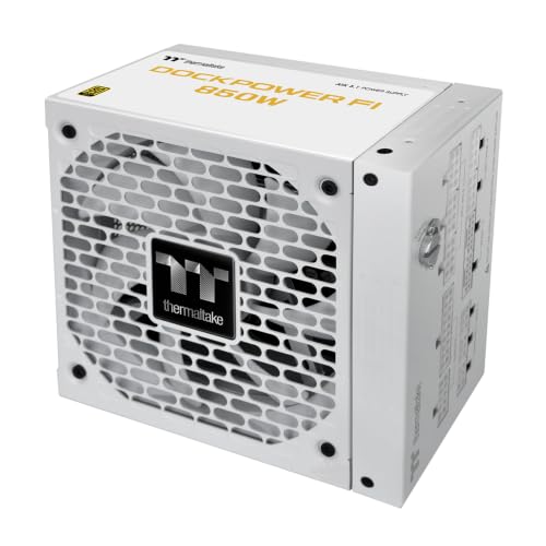 Image of Thermaltake Dockpower FI Snow 850W ATX 3.1 Modular 80+ Gold Power Supply