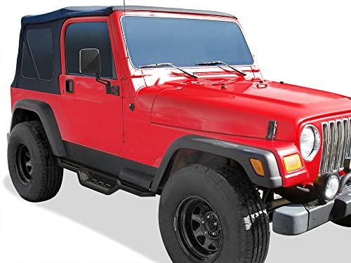 Estribos tubular APS 6 pulgadas negro para Jeep Wrangler miniatura 6