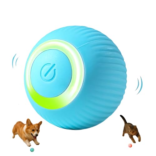 Bola para Pet Inteligente Giratória Interativa Brinquedo para Gatos e Cachorros com Movimento Automá