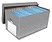 Produktbild Elba 100333273 Umzugskarton Tric, Wellpappe, 350 x 300 x 585 mm, grau/weiß Planrollen Pappe und Versandhülsen