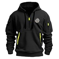 【Material】This mens hoodie is crafted from premium fabric, making it warmer yet lightweight compared to standard sweatshirts for men UK. The soft-touch material excellent breathability, durability, and comfort, making it ideal for everyday use. As a ...