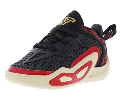 Jordan Baby Boy's Tatum 1 (Infant/Toddler) Black/Metallic Gold/University Red/Beach 10 Toddler M