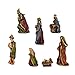 Kurt Adler 3.5-Inch Resin Nativity, 7-Piece Set, Multicolor (N1028)