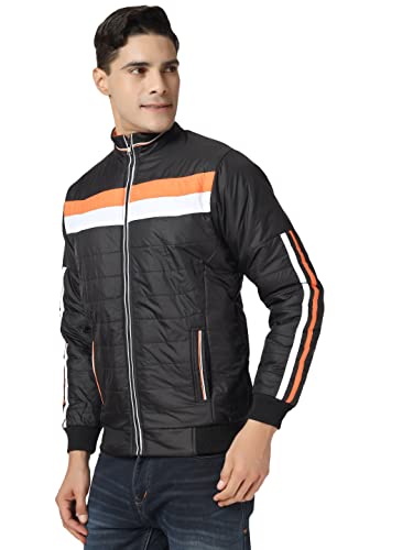 Image of TrapNation Men Solid Puffer Jacket Jerkin