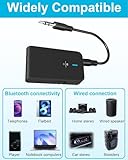 Upgraded Bluetooth 5.4 Receiver with 3.5mm RCA Jack, AUX Bluetooth Adapter for Home Car Stereo Speakers 6 Hours Playtime, Dual Connection to 2 Phones, Charge While Streaming & Easy Slide Control ON/Of - Image 6